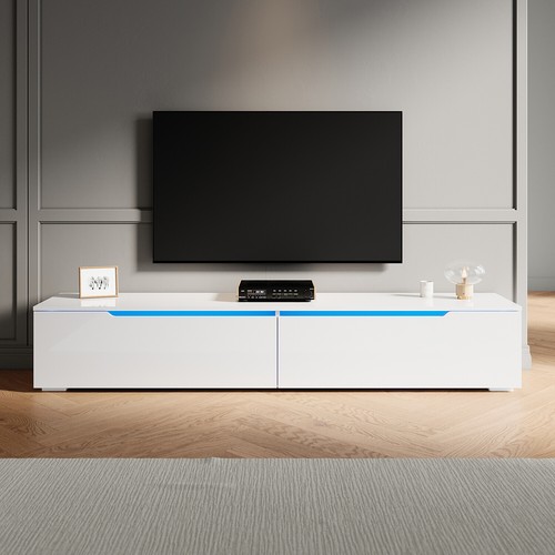 180cm high gloss - gloss, white