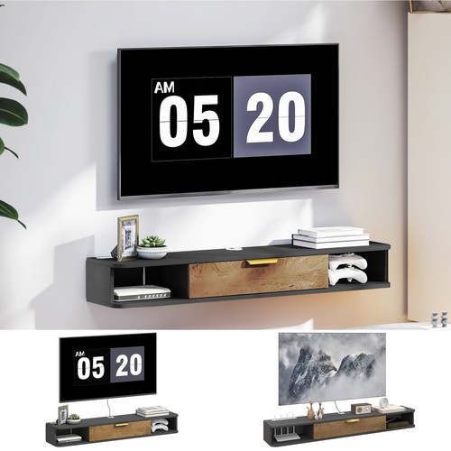 Floating stand with open - tv,