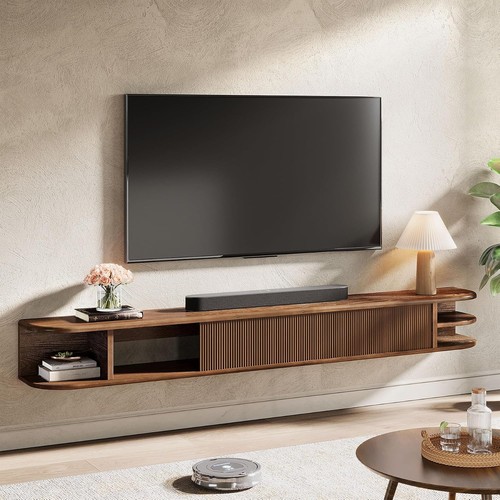 180cm solid wood floating - solid, tv
