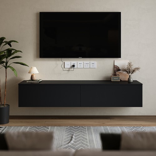 160cm black floating - 160cm, unit